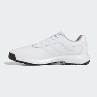阿迪达斯 (adidas)高尔夫球鞋S2G SL LEATHER24男士舒适稳定休闲鞋golf跑步鞋男 IF0330 白/金属银/一号黑 40 (UK7.0)
