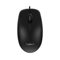 罗技 M100r 有线鼠标 1000DPI 黑色