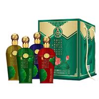 WULIANGYE 五粮液 国鼎 荷花酒 52%vol 浓香型白酒 500ml*4瓶 礼盒装