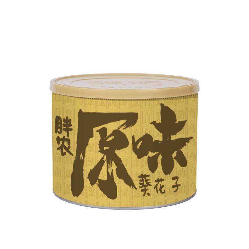 胖农 坚果炒货 内蒙古原味大瓜子220g罐装 熟363葵花籽毛嗑无添加瓜籽 原味十周年版包装220g