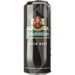 feldschlößchen feldschlobchen）德国原装进口啤酒 黑啤酒 500ml*18罐 整箱装