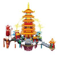 Sluban 小鲁班 仙阁圣筑系列 M38-B0938 蓬莱仙阁