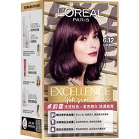 L'OREAL PARIS 巴黎欧莱雅 法式炫色染发霜 #6.12红茶莓棕 2盒