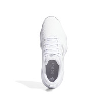 阿迪达斯 (adidas)高尔夫球鞋男士CODECHAOS BOA 2025透气稳定轻量舒适高尔夫鞋 ID8732 白/金属银/浅灰【系带】 43.5 (UK9.0)