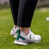 阿迪达斯 （adidas）高尔夫球鞋男士CODECHAOS BOA 2025透气稳定轻量舒适高尔夫鞋 IG8705 白/一号黑/森林绿 41 （UK7.5）