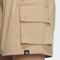 adidas休闲舒适运动短裤女装夏季阿迪达斯轻运动   暖沙色   XXS