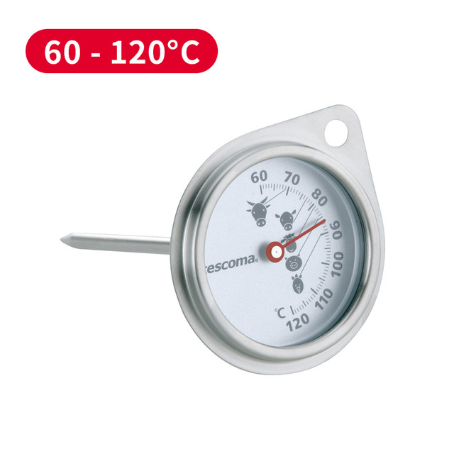 tescoma GRADIU系列 进口厨房油温温度计 60℃-120℃ 浅灰色 深灰色