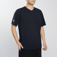 迪桑特(DESCENTE)【日本版】男款 棒球衫 短袖 V 领 T 恤 DB-202