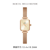 Daniel Wellington 丹尼尔惠灵顿 DW女表全新复古小方糖钢带石英腕表DW00100649