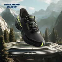 斯凯奇闪穿鞋|2025男子休闲运动鞋轻质吸震透气易穿脱一脚蹬 橄榄绿/OLV 41