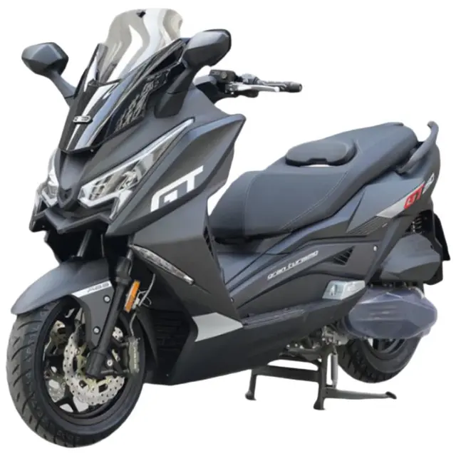 力刻318 LK250T 踏板燃油摩托车 摩旅舒适 省油舒适动力 曜夜黑25新款