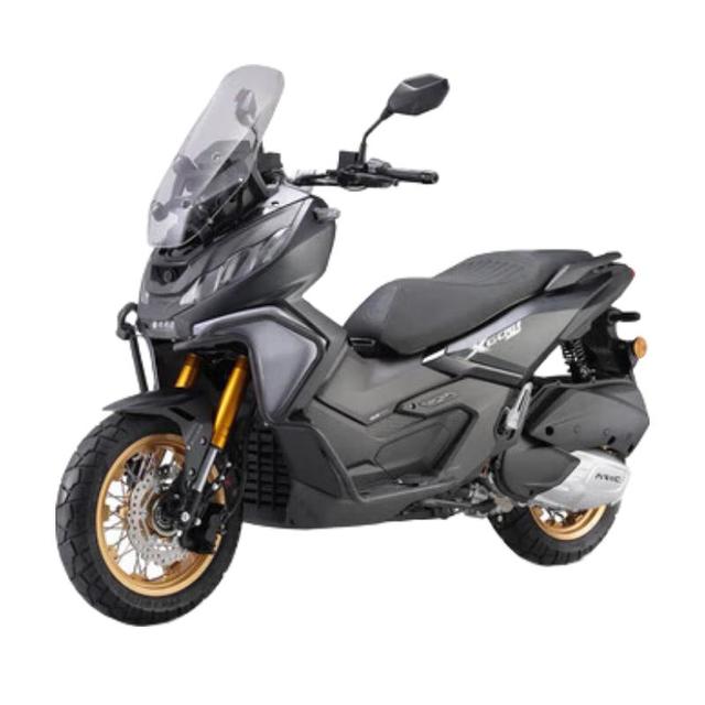 力刻 戈壁250高配版 燃油摩托车 长途摩旅 舒适省油踏板 曜夜黑25款