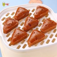 阿诺【49元选6袋】小吃点心任选组合 加热即食方便糍粑早餐年糕流心速 花瓣红糖发糕 280g 1袋