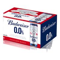 Budweiser 百威 听装组合装 红罐450*6+黑金500*6