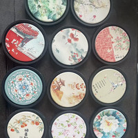 康妮雅创意茶盘硅藻泥茶托陶瓷置物架国潮茶具小型蓄水型中式吸水速干盘 白色海棠16*22.5