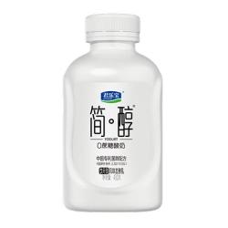 君乐宝 0蔗糖 风味发酵乳  瓶装 430g 1瓶
