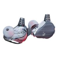 enkor 恩科 EM200 入耳式耳塞式双动圈降噪有线耳机 黑色 3.5mm