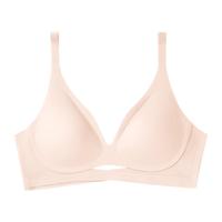 Sujibra 素肌良品 女士无钢圈文胸 MX102 可可棕 XL