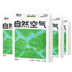 福丸 自然空气猫砂2.5kg*4原味膨润土豆腐砂混合型袋强除臭不粘底