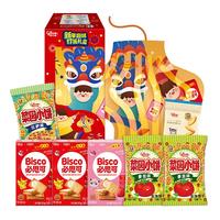 格力高 (glico)新年趣味灯笼礼盒345g(7件)年货礼盒休闲零食大礼包