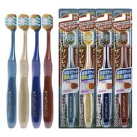 EBiSU 惠百施 奢密精护宽头牙刷四重植毛软毛家庭装家用 4支