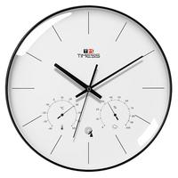 TIMESS p43-1 现代风电波挂钟 黑边白面 14英寸