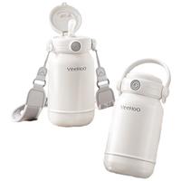 YeeHoO英氏儿童水杯保温杯大容量316不锈钢吸管杯婴幼儿园小 小耳机保温杯 520ml