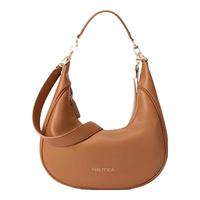 NAUTICA诺帝卡高端腋下包女士单肩斜挎包轻奢时尚百搭手提包包 棕色