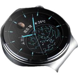 华为 心率监测 男士智能手表 膜X2  星云灰色 46mm