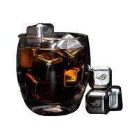 华硕 ASUSROG周边产品 实物信仰周边 桌面摆件 桌搭装饰 ROG冰块 玩家国度周边 ROG冰酒石 银色