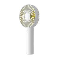 几素 风宝小风扇迷你手持风扇USB充电小型电风扇办公室桌面便携式风扇宿舍户外露营小电扇 冰川白【三档大风力+2000毫安】