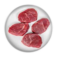 肴西来 乌拉圭谷饲嫩肩原切牛排1kg（8-10片）冷冻生鲜牛肉烧烤源头直发 【减脂】短谷谷饲嫩肩1kg