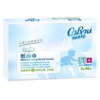 可心柔V9婴儿纸巾柔纸巾抽纸 3层40抽1包
