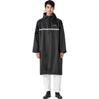 Paradise 天堂伞 JF-1 雨衣雨披 黑灰 L