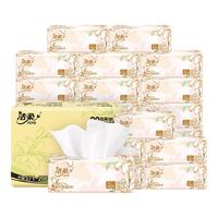 洁柔纸面巾东方花园装繁花加厚面巾纸实惠大包亲肤不刺激可湿水100抽 (家庭装) 3层 100抽*20包