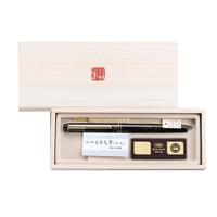 Kuretake 吴竹 DW140-50 科学毛笔 狼毫 漆面红调 桐木盒装
