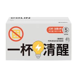 柯林咖啡 柯林挂耳咖啡现磨手冲黑咖啡粉意式美式挂耳深度烘焙8g*24袋/盒