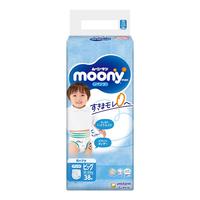 尤妮佳（MOONY）裤型拉拉裤畅透系列大号尿不湿拉拉裤原装进口男女小内裤 畅透 拉拉裤XL38片男(12-22kg)