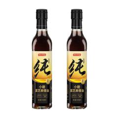 京东京造 纯黑芝麻小磨香油 400ml*2瓶