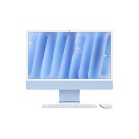 Apple 苹果 iMac M4版 2024款 24英寸 一体机 蓝色(M4 10+10核、核芯显卡、16GB、512GB SSD、4.5K、MWV33CH/A)