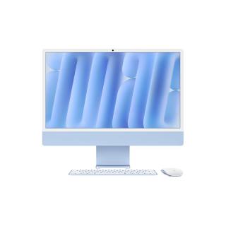Apple iMac M4版 2024款 24英寸 一体机 蓝色（M4 10+10核、核芯显卡、16GB、