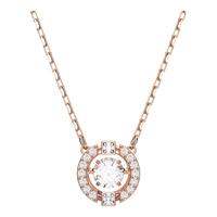 SWAROVSKI 施华洛世奇 SPARKLING DANCE系列 5272364 跳动的心项链 38cm 玫瑰金色
