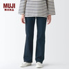 MUJI 無印良品 女式弹力牛仔喇叭裤 10066906282383