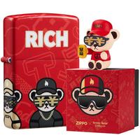 ZIPPO打火机之宝防风煤油 Teddybear联名-暴富 男 含油套装 暴富【含油礼盒】