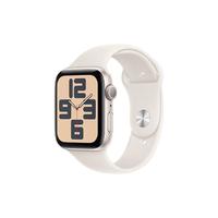 Apple 苹果 Watch SE 2023款 智能手表 GPS版 44mm 星光色 橡胶表带 M/L