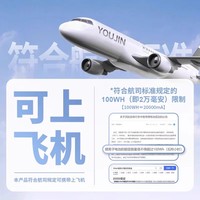 越霸 机甲战术充电宝自带线可换电池拆卸弹夹分离式2025新款快充21700电芯大容量适用苹果16/15小米14vivo华为专用