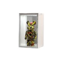 GOTO盲盒收纳展示架带灯泡泡玛特400%Molly潮玩手办暴力熊展示盒 灯光手办盒1只装（含适配器）