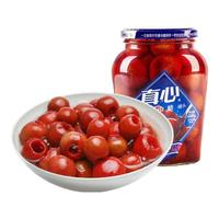 真心多口味黄桃橘子草莓水果黄桃罐头880g*3玻璃瓶 老式黄桃罐头零食 山楂 880g*3罐