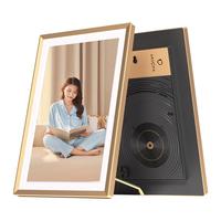 ARZOPA阿卓帕 10.1英寸数码电子相框 智能云相框 高清电子相册 照片视频触摸播放 D10香槟金