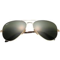 Ray-Ban 雷朋 Aviator飞行员系列 男女款太阳镜 RB3025 W3234 金框绿片 55mm